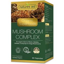 Natures Aid Organic Mushroom Complex 60 stk