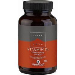 Terranova Vitamin D3 2000Iu Complex Vegicaps