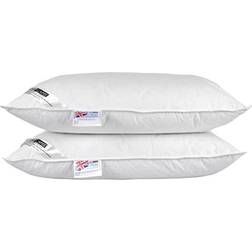 Homescapes Duck Feather And Down Pillows White (74x48cm)