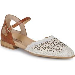 Pikolinos leather Flat Sandals BENISSA W6Q BLANCO 9.5-10