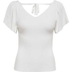 Only Leelo Back Detail Top - Off White
