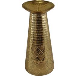 Geko Large Gold Metal Moroccan Style Kasbah Holder Candlestick