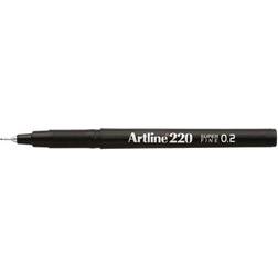 Artline Fineliner 220 SF 0.2 sort