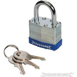 Silverline Security Laminated Padlock 24mm