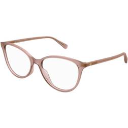 Gucci Pink Cat-Eye 004 Nude/Nude/Transp UNI