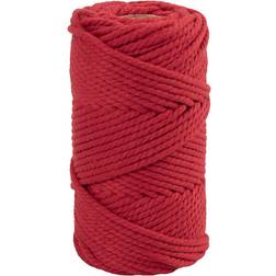 Creativ Company Macrame Rope 4 mm 55 m Red