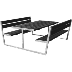 Hortus Picnic Table Thor Black Black