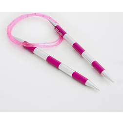 Knitpro SmartStix Rundpinde Aluminium 100cm Pink 6,00mm