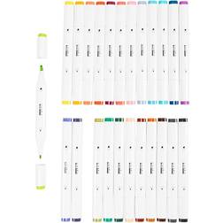 Creativ Company Tegnetusch streg 1 8 mm suppleringsfarver 24 stk