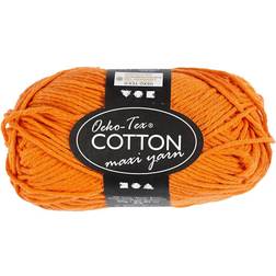 Creativ Company Bomuldsgarn nr. 8/8 L: 80-85 m orange 50 g