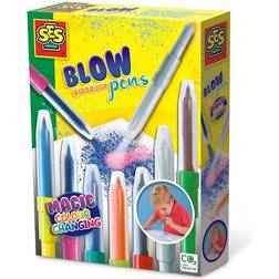 SES Creative Blow Pens Airbrush Magic Colours