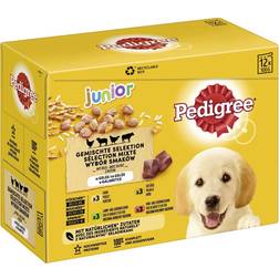 Pedigree Junior Gemischte Selektion Gelee 4 Varietäten Hundefutter 12