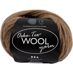 Creativ Company Wool yarn, L: 50 m, light brown, 50 g/ 1 ball