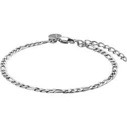 Rosefield Figaro Chain Bracelet Silver JBFCS-J533