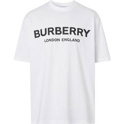 Burberry Logo Print Cotton T-shirt
