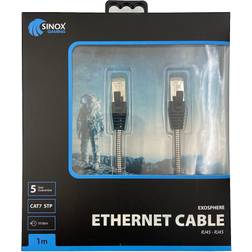 Sinox Exosphere Ethernet Cat7 32awg Armoured 1m Rj-45 Rj-45 Cat
