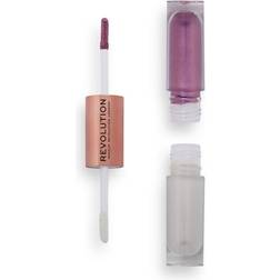 Makeup Revolution Double Up Flytande ögonskugga 2-i-1 Skugga Subliminal Lilac 2x2,2 ml