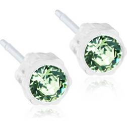 Blomdahl Medical Plastic mm, Peridot Örhänge