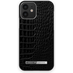 iDeal of Sweden Atelier Case New iPhone 12/12P NeoNoirCrocSilvr