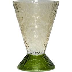 Hübsch Abyss Mørkegrøn/Brun Vase