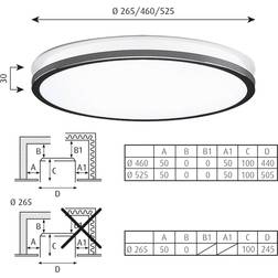 Louis Poulsen AJ Munkegaard Ø46 3000K & Dali Switch-Dim High Luster Chrome Ceiling Flush Light