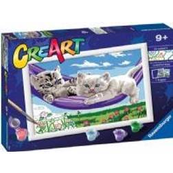 Ravensburger Creart 20214 24x18 gattini su amaca