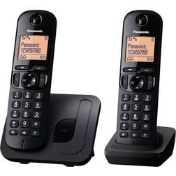 Panasonic KX-TGC212FXB Cordless phone, Black, Telefon, Schwarz