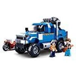 Sluban Model Bricks F350 Off Road Truck 363 Pieces Silber