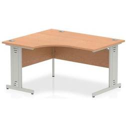 Dynamic Impulse Left Oak Brown Writing Desk