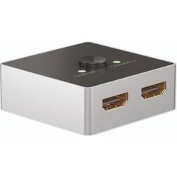 Goobay Manuelle HDMI-Umschaltbox 2 auf