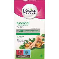 Veet Essential Inspirations Strips Legs & Body 20st