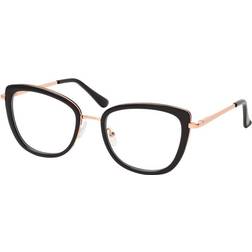 SmartBuy Collection Cat Eye Vollrand TR90 Schwarze Brillen