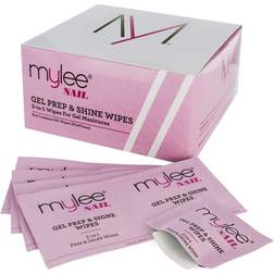 Mylee 200pcs Gel Polish Prep Shine Wipes, UV Gel Nails Soak Varnish Sticky Residue Remover, Cleanses Nail