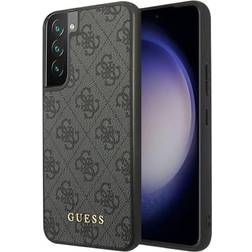 Guess 4G Metal Gold Logo Samsung Galaxy S23 5G Hybrid Case Grey