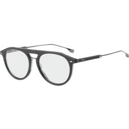 HUGO BOSS 1358/BB Bleues-Light Block KB7/G6 De Vue Homme Grises (Seulement Monture)