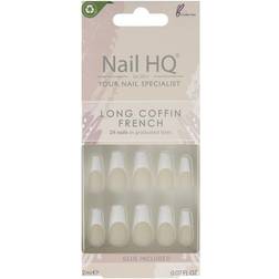 Nail HQ Long Coffin French