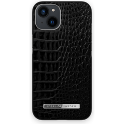 iDeal of Sweden Atelier Case iPhone 13 NeoNoirCrocSilvr