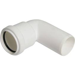 FloPlast 40mm White Polypropylene 90° Conversion Bend