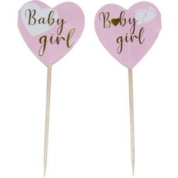 Cake Toppers Baby Girl 10-stk