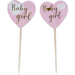 Hisab Joker Cake Toppers Baby Girl 10-stk