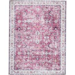 B&Q Road Machine Washable Rada Rug Pink