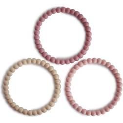 Mushie Set Braccialetti Massaggiagengive Rosa