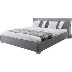 Beliani Fabric Double Bed PARIS Bettrahmen