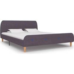 vidaXL Bed Frame Taupe Sängram