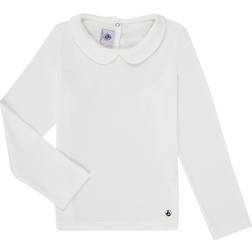 Petit Bateau Girls' Long-Sleeved Cotton T-Shirt