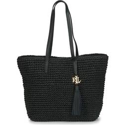 Lauren Ralph Lauren Skuldertasker STRAW TOTE-TOTE-MEDIUM Sort One size