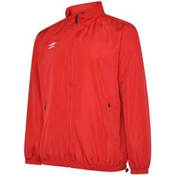 Umbro Childrens/kids Club Essential Jacket (vermillion)