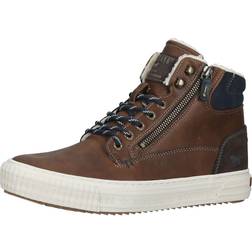 Mustang Sneaker Alta - Cioccolato Marrone Scuro Nero