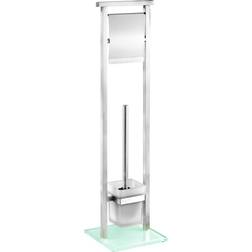 Wenko Toiletset Debar Staand Toilet-Set Wit 18 x 73 cm
