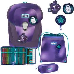 Scout Sunny II Schulranzen-Set 4tlg Purple Magic